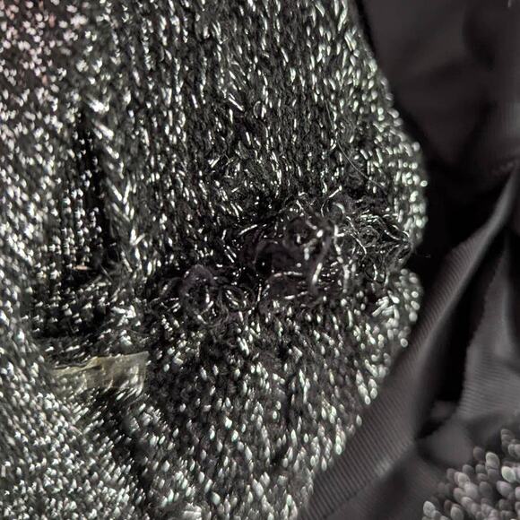 Sachin Babi Pippa Black Metallic Knit Pullover Sweater Size XL Women's Preowned - Picture 7 of 9